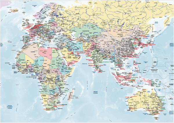 World Maps Custom Sections.