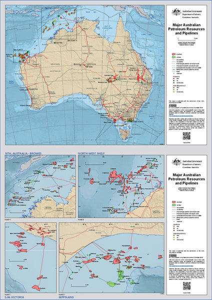 Australian Petroleum Resources & Pipelines - 2020.