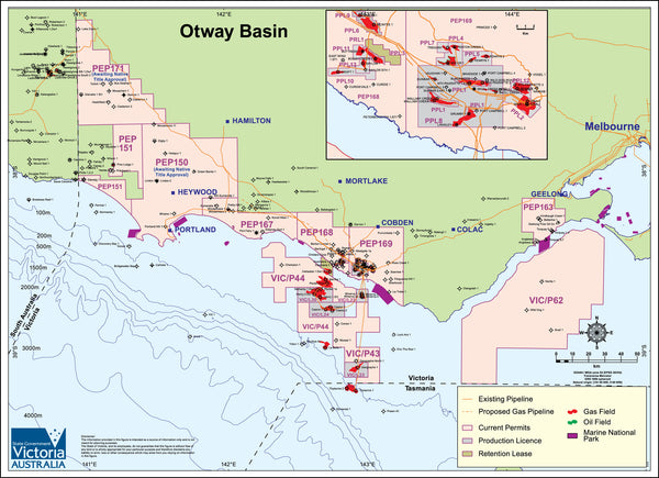 Otway Oil and Gas Fields