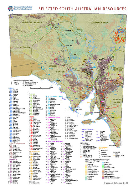 South Australia - Selected Mineral Resources