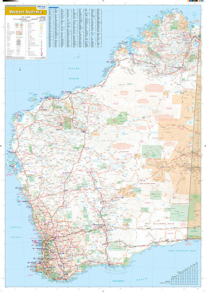 Western Australia State Road Map