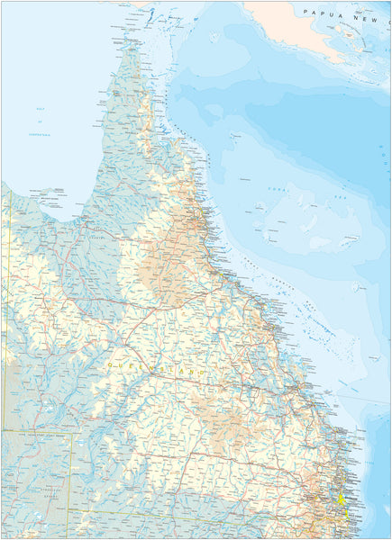 Custom State Map of Queensland